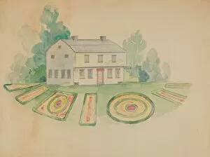 Plan Gallery: House of Peter Stuyvesant, c. 1936. Creator: George Stonehill