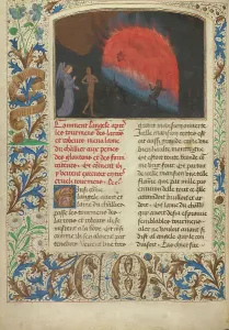 Aubert David Prints: The House of Phristinus; Les Visions du chevalier Tondal, 1475. Creator: Simon Marmion