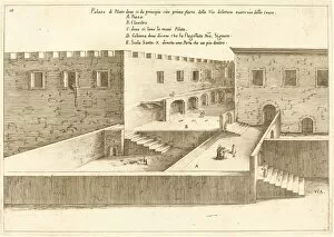 Architectural Drawing Gallery: House of Pilate, 1619. Creator: Jacques Callot