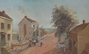 Builder Gallery: House Raising, 1870s. Creator: William P. Chappel