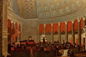 Capitol Gallery: The House of Representatives, 1822, probably reworked 1823