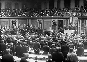 Us Capitol Prints: House of Representatives in Session, between c1910 and c1915. Creator: Bain News Service