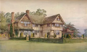 Horsham Prints: House At Rusper, Near Horsham, Sussex, c1911