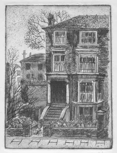 The House across the Street, 1951. Creator: Shirley Markham