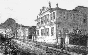 Rio De Janeiro Sudeste Brazil Prints: House in the Suburbs of Rio De Janeiro; Rio De Janeiro and the Organ Mountains
