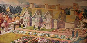 South Ayrshire Prints: House at Troon, Ayrshire, c1910. Artist: Arnold Mitchell