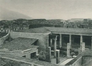 House of the Vettii, Pompeii, Italy, 1927. Artist: Eugen Poppel House of the Vettii, Pompeii, Italy, 1927. Artist: Eugen Poppel