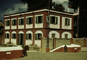 Door Collection: House in the Virgin Islands, Christiansted, St. Croix?, 1941. Creator: Jack Delano