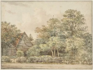 House in wooded area, 1830-1839. Creator: Pieter Ernst Hendrik Praetorius