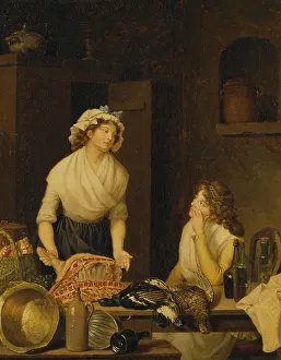 Per Hillestrom Prints: Household Chores, 1794. Creator: Per Hillestrom