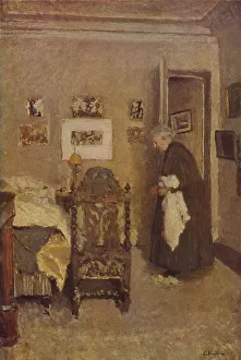 Elek Prints: The Housekeeper (About 1925), c1925, (1946). Artist: Edouard Vuillard