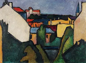 Houses, 1910. Creator: Kanoldt, Alexander (1881-1939)