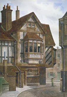 Bishopsgate Prints: Houses in Bishopsgate, City of London, 1860. Artist