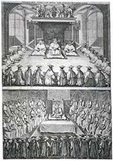 Assembly Prints: Houses of Convocation, London, c1623
