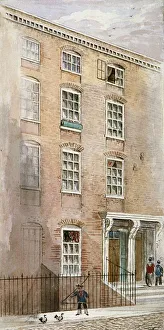 James Findlay Prints: Houses in Crane Court, near Fleet Street, City of London, 1840. Artist
