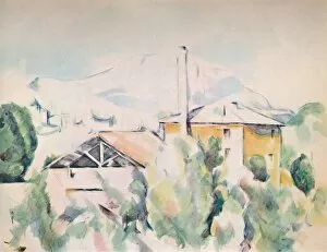 Publishing House Gallery: Houses in a Landscape, 1923. Artist: Paul Cezanne
