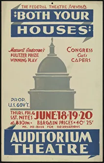 Us Capitol Prints: Both Your Houses, Oakland, CA, 1936. Creator: Unknown