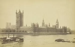 Paddle Steamers Gallery: Houses of Parliament, 1850-1900. Creator: Unknown