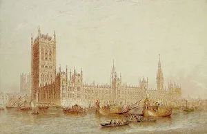 Baxter George Prints: Houses of Parliament, 1851. Creator: George Baxter