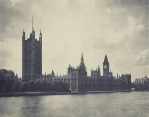 Photograph Album Prints: The houses of parliament. From the album: Photograph album - London