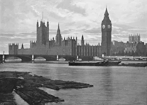 Perpendicular Prints: The Houses of Parliament, c1896