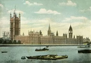The Houses of Parliament, London, 1906. Creator: Unknown