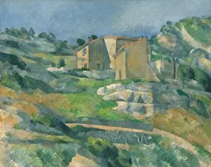 Paul Cezanne Collection: Houses in Provence: The Riaux Valley near L Estaque, c. 1883. Creator: Paul Cezanne