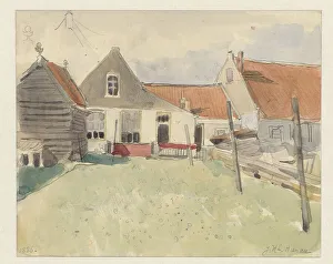 Houses in the Vinkenbuurt, Amsterdam, 1886. Creator: Jan Hanau