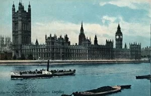 Capital City Collection: Houses of Westminster, London, 1907, (c1900-1930)