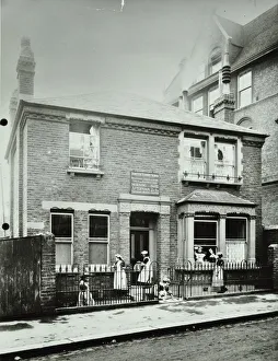 Housewifery Prints: Housewifery, Surrey Lane School, Battersea, London, 1908