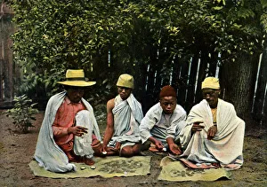 Malagasy Prints: Hova money changers, Madagascar, late 19th century. Artist: Gillot