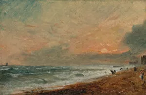 Constable John Gallery: Hove Beach, 1824 to 1828. Creator: John Constable