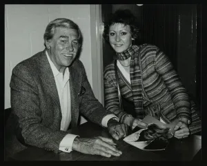 Keel Prints: Howard Keel after his concert at the Forum Theatre, Hatfield, Hertfordshire, 14 May 1983