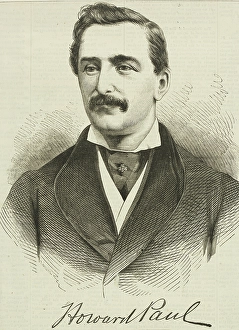 Illustrator Prints: Howard Paul, 1865. Creator: Unknown