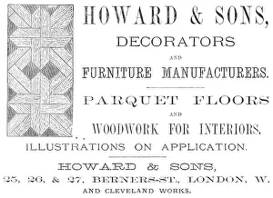Woodwork Prints: Howard & Sons, Decorators and Furniture Manufacturers, 1883. Creator: Unknown
