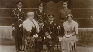 George Vi Gallery: H.R.H. The Duke of York, H.R.H. The Prince of Wales, H.R.H. Prince Henry, H.M. The Queen, H