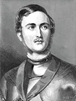 H.R.H. Prince Albert at the age of twenty four, from a miniature by Robert Thorburn, 1891. Creator: Robert Thorburn