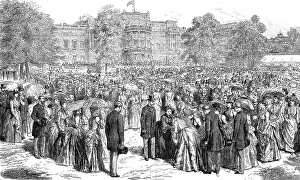 Garden Party Prints: H.R.H. The Prince of Wales attending Her Majesty at the Royal Jubilee Garden Party
