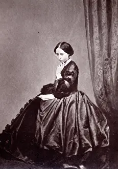 Crinoline Prints: HRH The Princess Alice, c1860s. Creator: Unknown