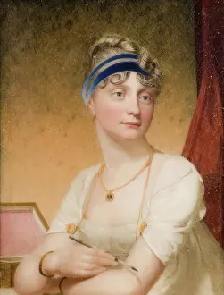Gold Chain Prints: HRH Princess Augusta, 1807. Creator: Andrew Robertson