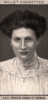 Tsarina Maria Feodorovna Gallery: H.R.H Princess Dagmar of Denmark, 1908.Artist: WD & HO Wills