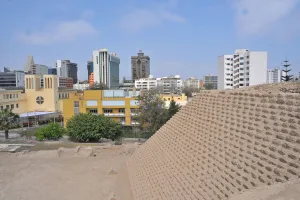 San Isidro Prints: Huaca Huallamarca San Isidro, Lima, Peru, 2015. Creator: Luis Rosendo