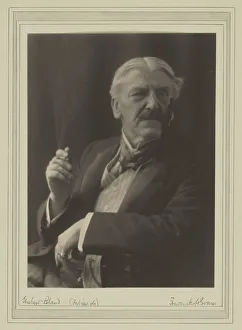 Evans Frederick Henry Hon Frps Prints: Hubert Bland (Fabian Soc), about 1895-1900. Creator: Frederick Henry Evans
