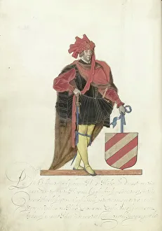 Parchment Animal Material Prints: Hubrecht, Lord of Culemborg, c.1600-c.1625. Creator: Nicolaes de Kemp