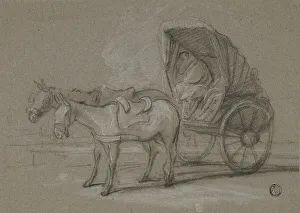 Thomas Jones Barker Prints: Huckster Cart, c. 1790. Creators: Thomas Barker, Thomas Jones Barker