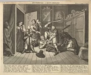 Attacker Gallery: Hudibras Catechized (Plate 9: Illustrations to Samuel Butlers Hudibras), 1725-30 (?)