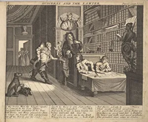 Clerk Prints: Hudibras and the Lawyer (Plate 12: Illustrations to Samuel Butlers Hudibras), 1725-30 (