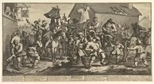 Hudibras and the Skimmington (Twelve Large Illustrations for Samuel Butlers H