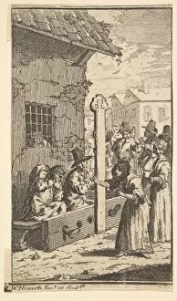 Public Collection: Hudibras in Tribulation (Seventeen Small Illustrations for Samuel Butlers Hudibras, no