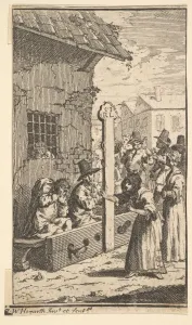 Hudibras Prints: Hudibras in Tribulation (Seventeen Small Illustrations for Samuel Butlers Hudibras, no